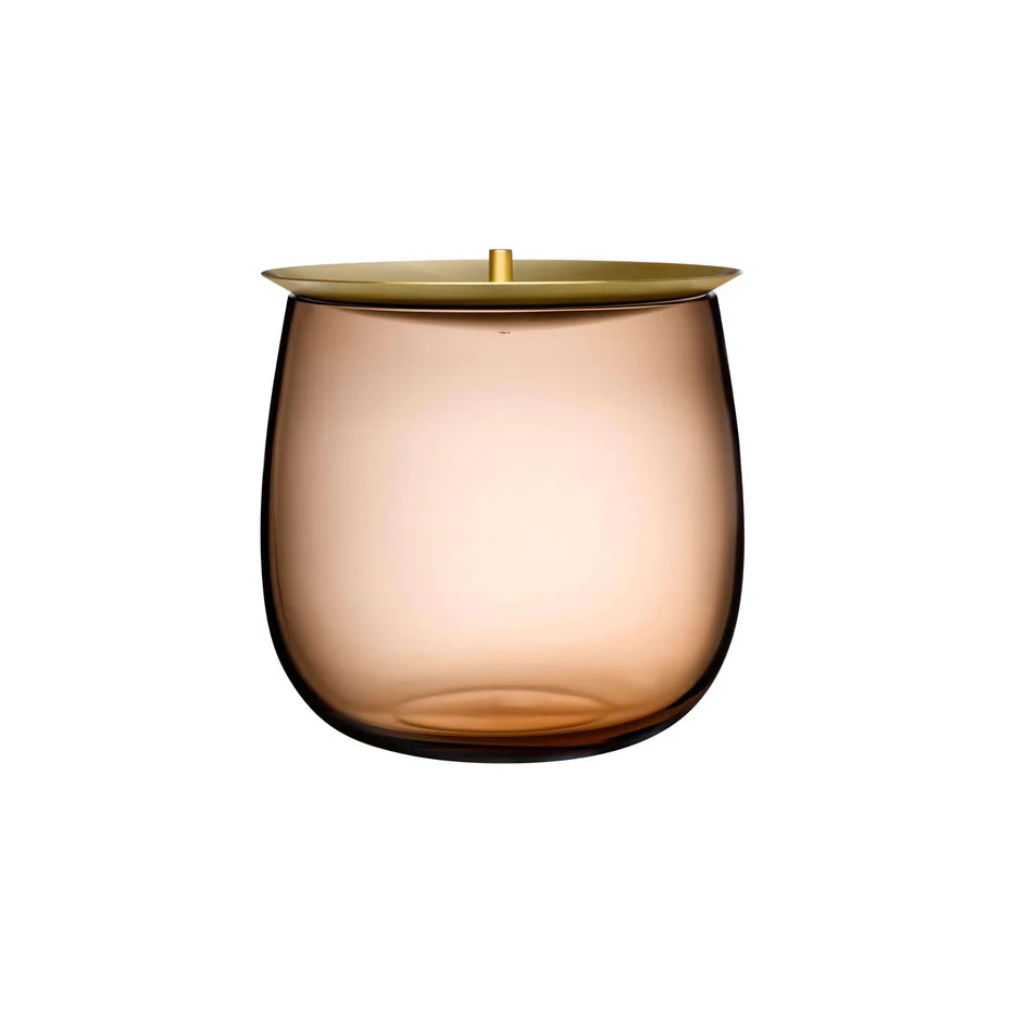 Beret Storage Box With Brass Lid