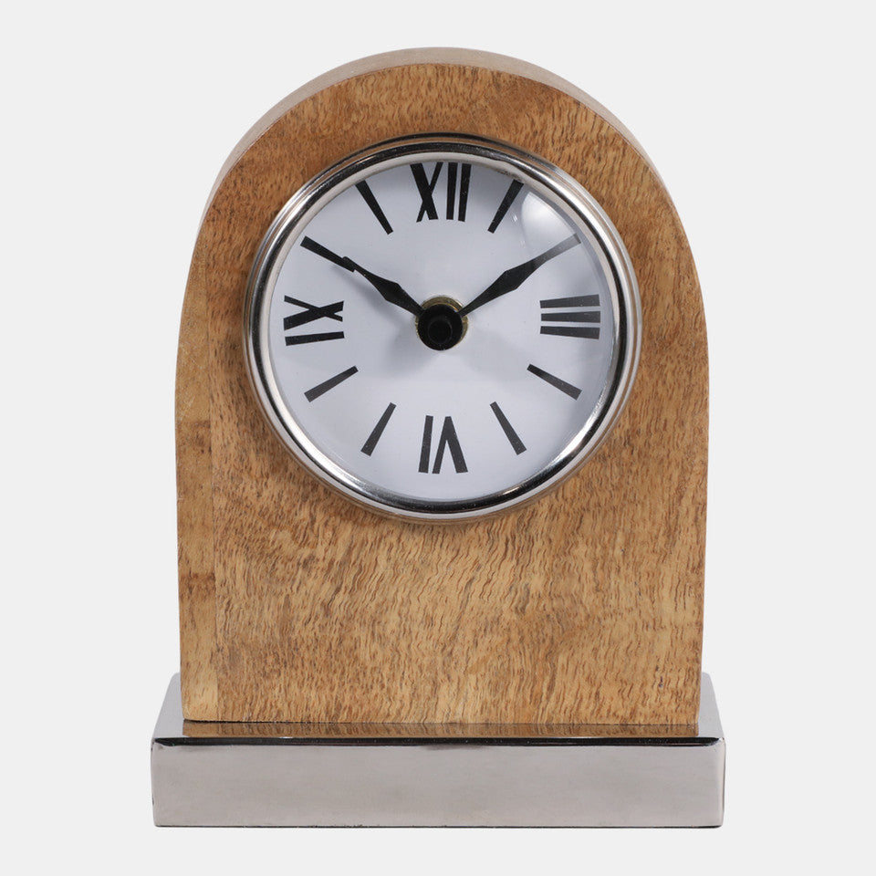 Mango Wood Clock