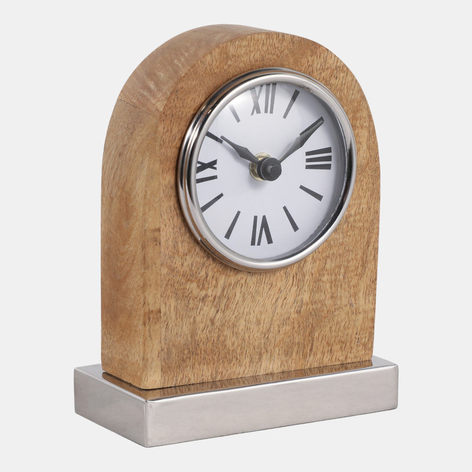 Mango Wood Clock