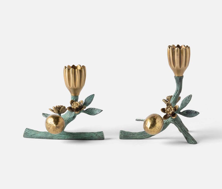 Blue Pheasant Bernadette Candle Holder