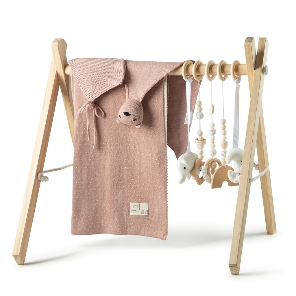 Wooden Baby Play Gym Gift Set