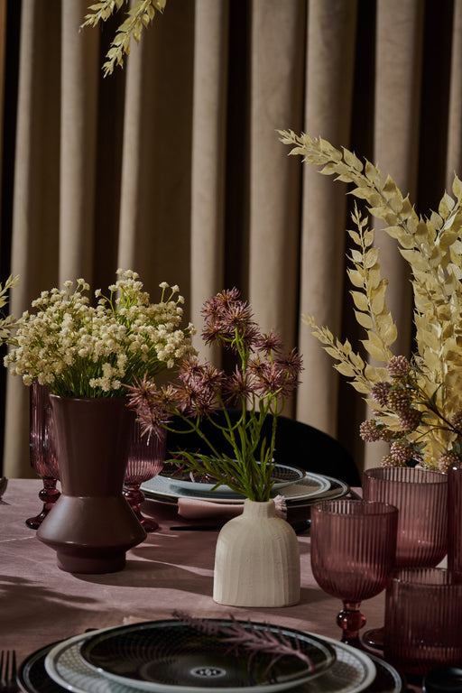 Brown Stoneware Vase