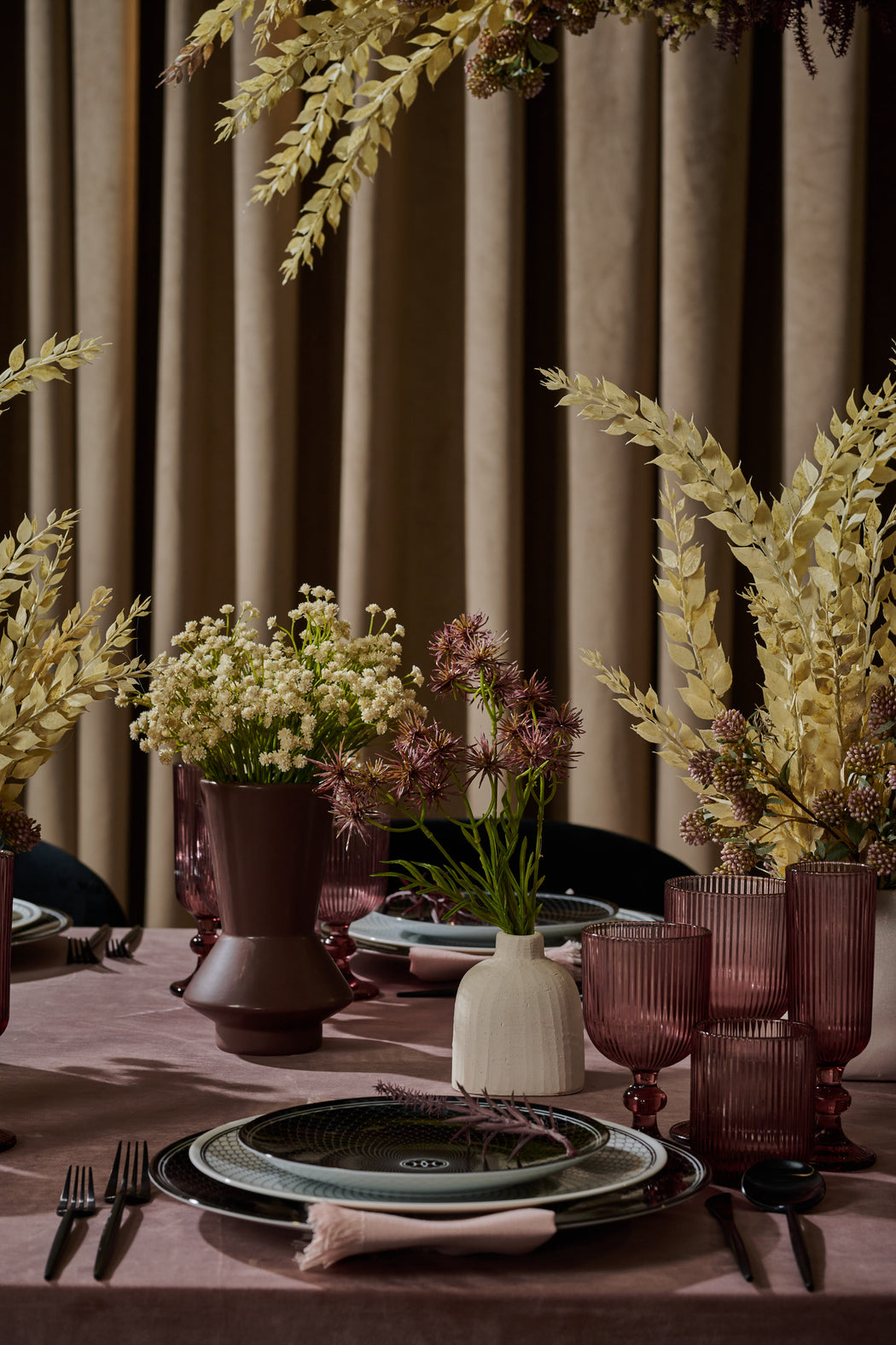 Brown Stoneware Vase