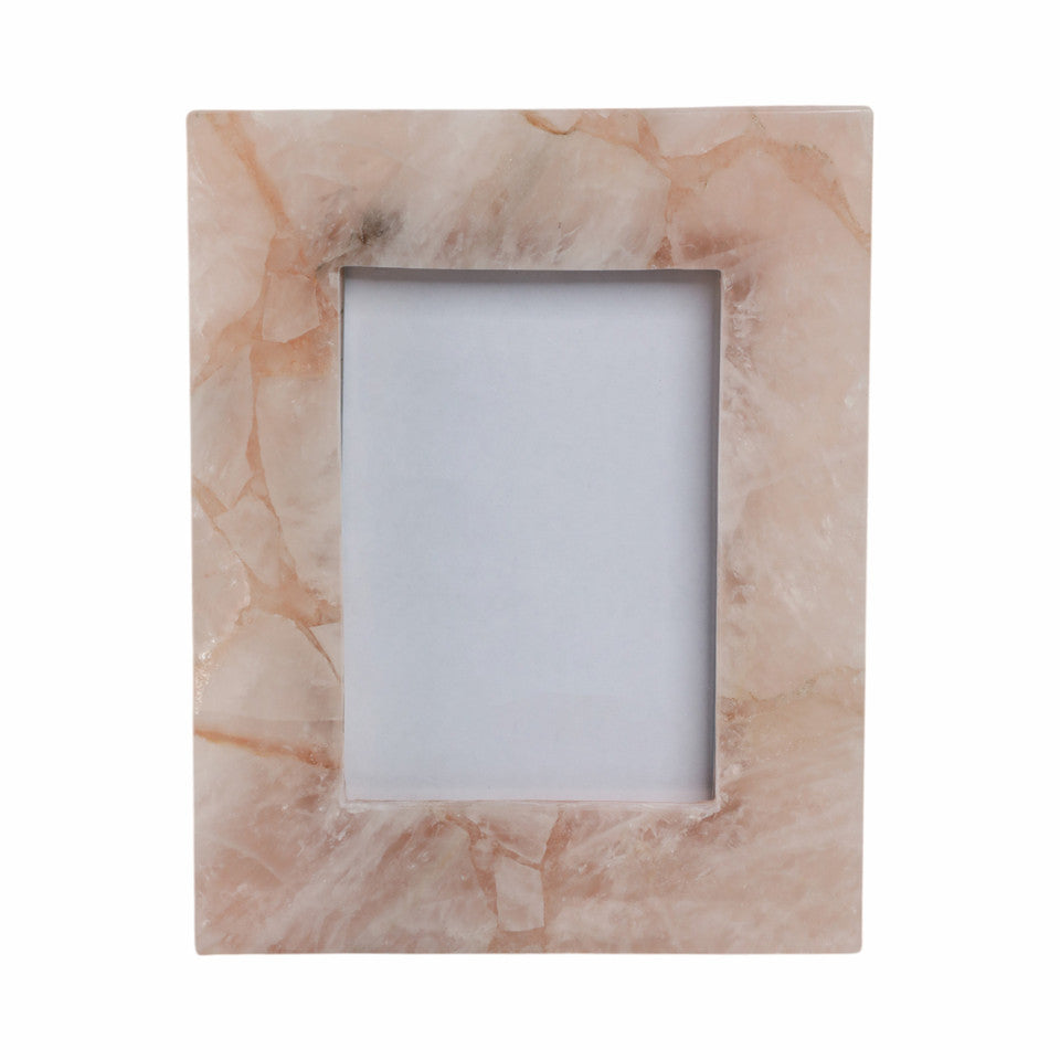 Edna Pink Quartz Photo Frame