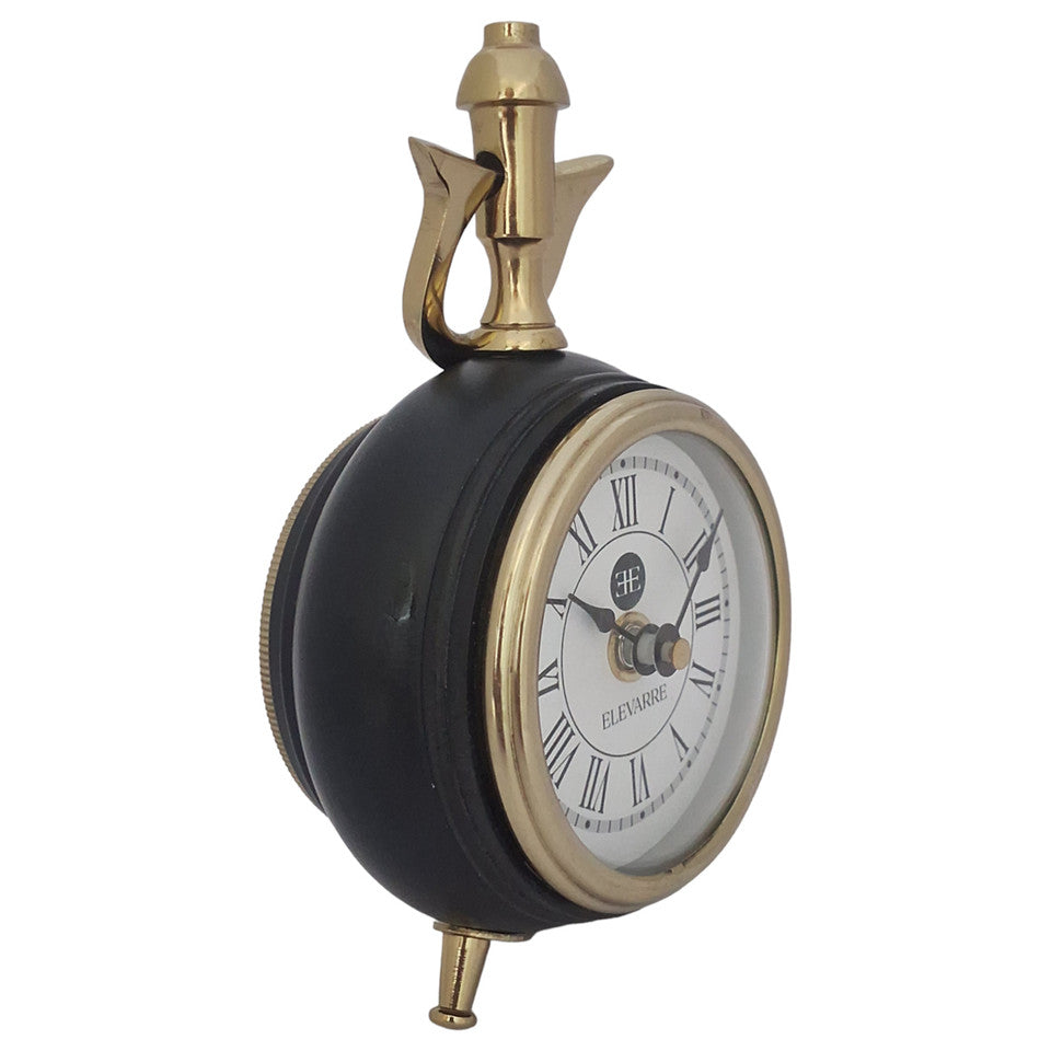 Prescott Brass Desk Clock