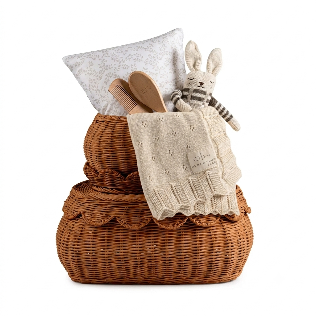 Stacked Bunny Basket Gift Set