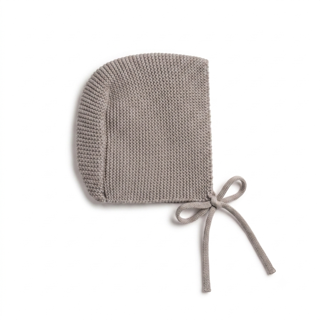 DH Transfer Flower Knit Baby Bonnet