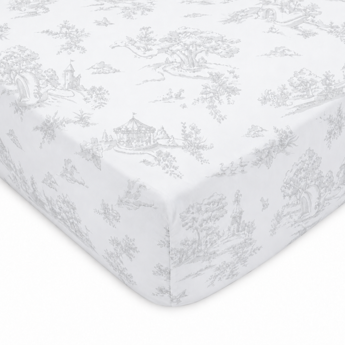 DH Toile Crib Sheet