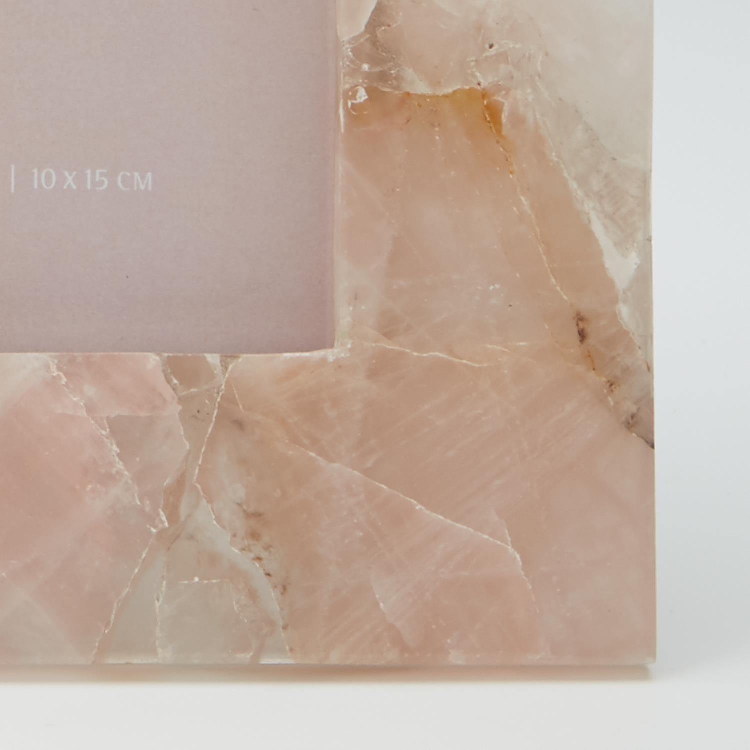 Pink Quartz Photo Frame Set Of 2