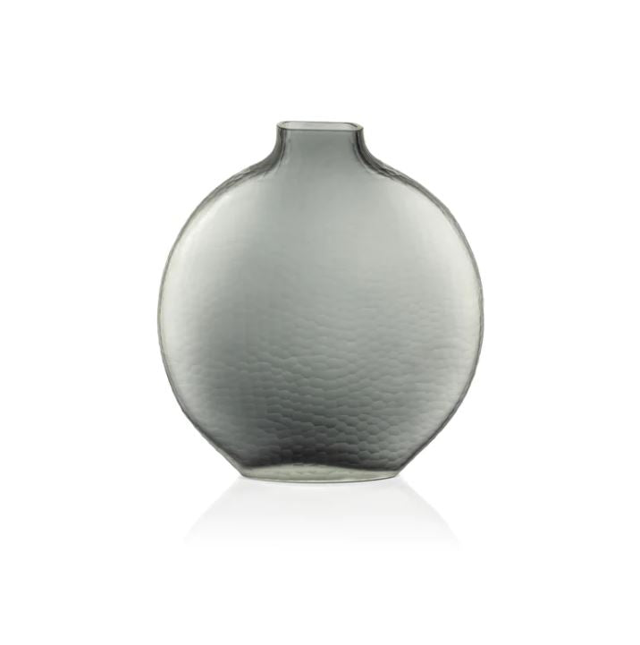 Indigo Smoke Moon Vase