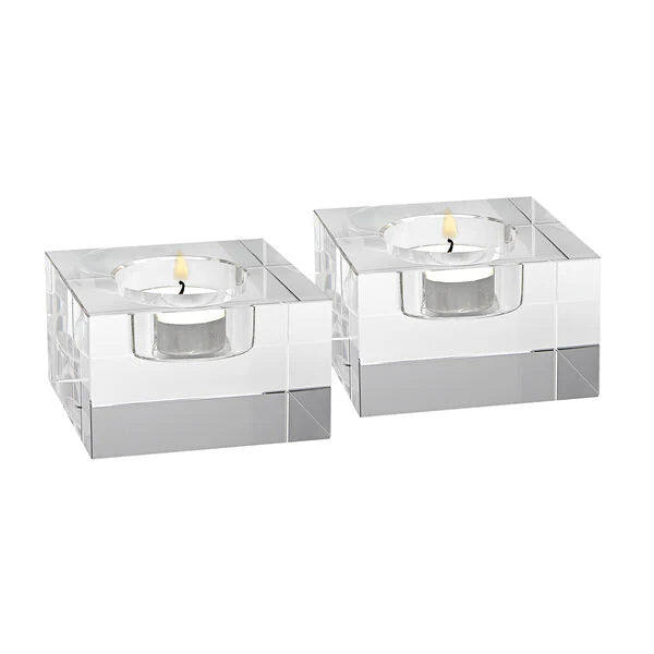 Dakota Tea Light Block Pack Of 2