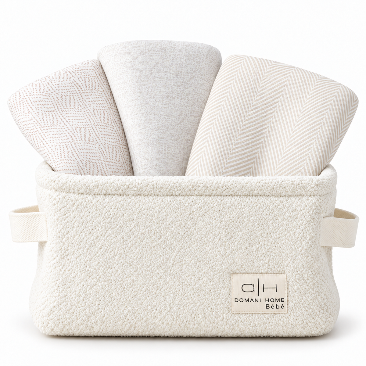 DH Crib Sheet Boucle Basket Set