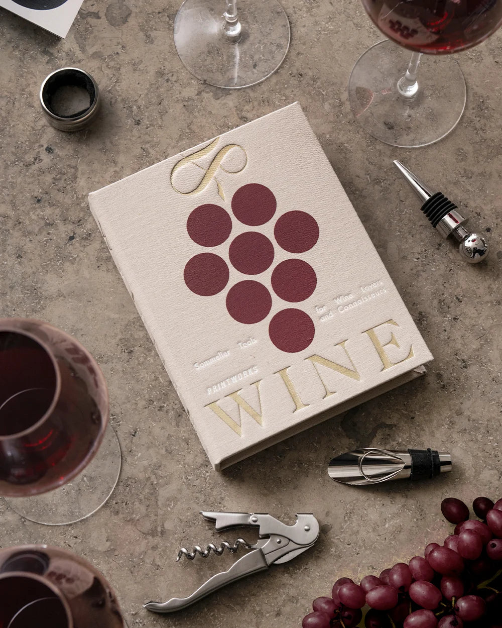The Essentials Beige Wine Tools