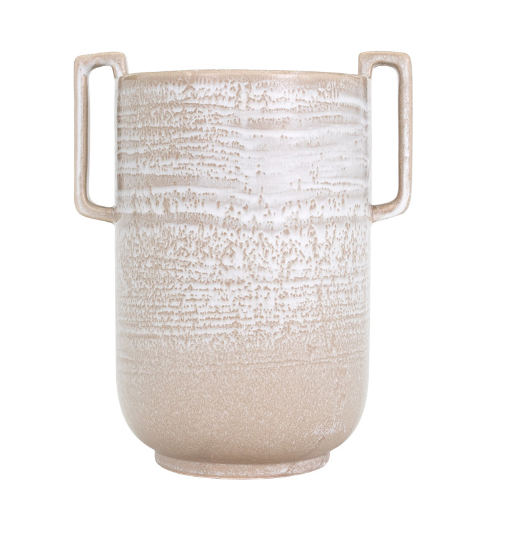Ebeko Ceramic Beige Vase