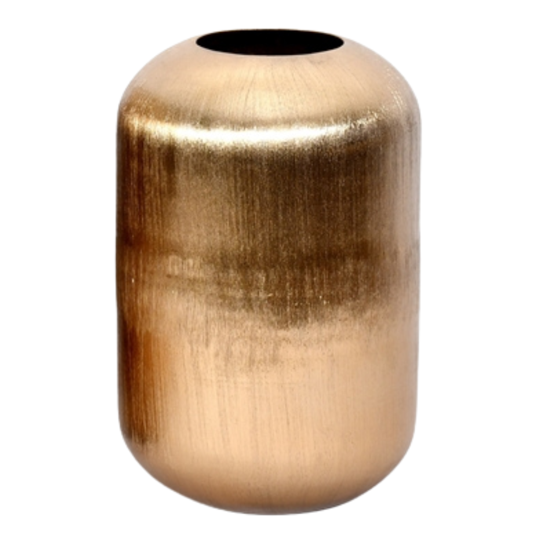 Gold Aluminum Vase