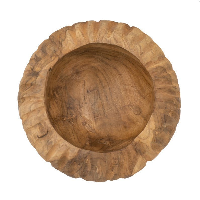 Teak Wood Decorative Bowl