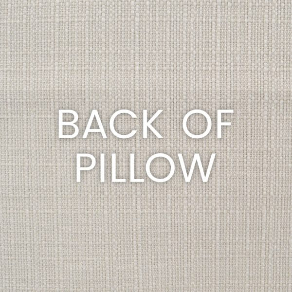 Mati Linen Taupe Lumbar Pillow