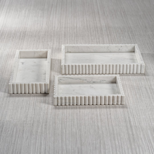 Camogli Scalloped Marbled Tray