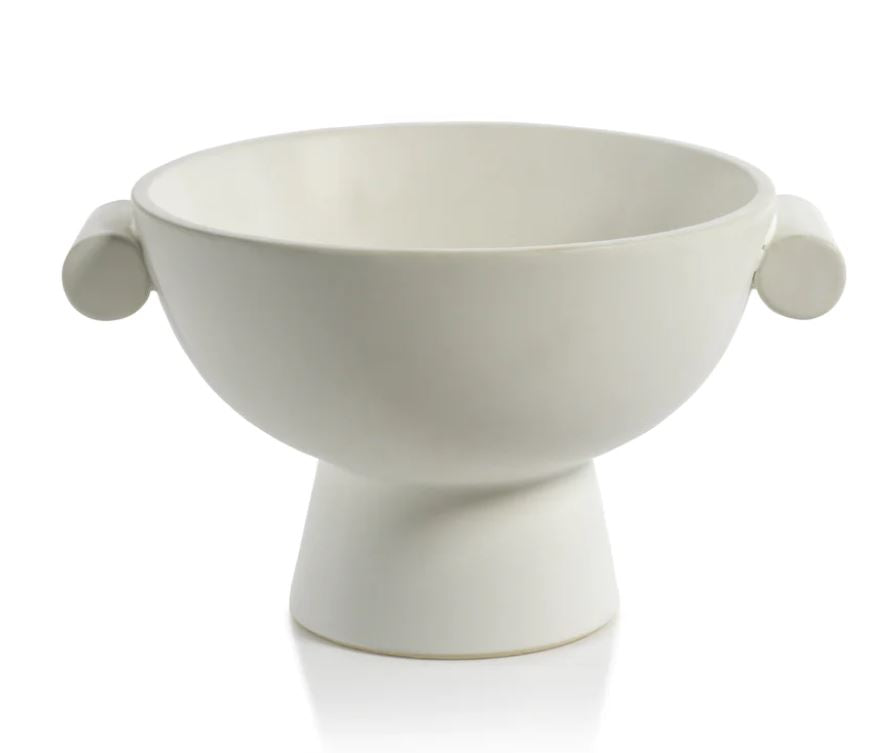 Baden Matt White Ceramic Bowl