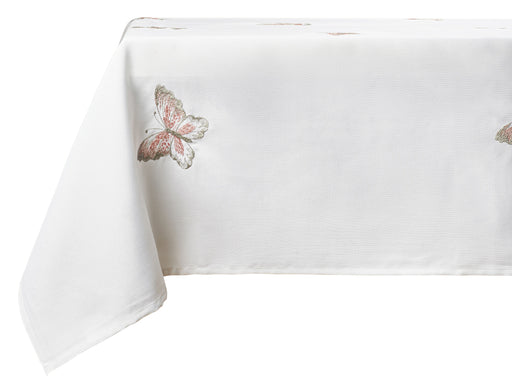 Embroidered Butterfly Tablecloth