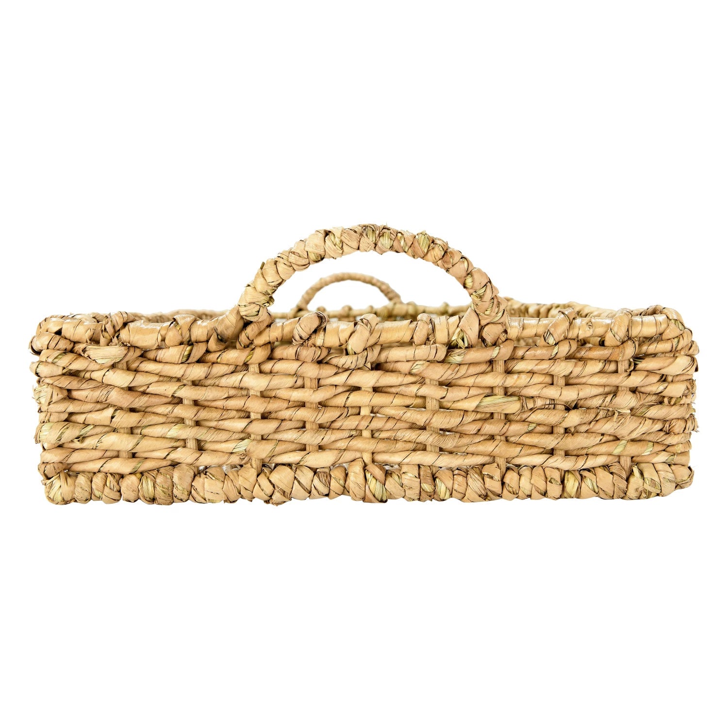 Decorative Hand-Woven Seagrass Tray with handles