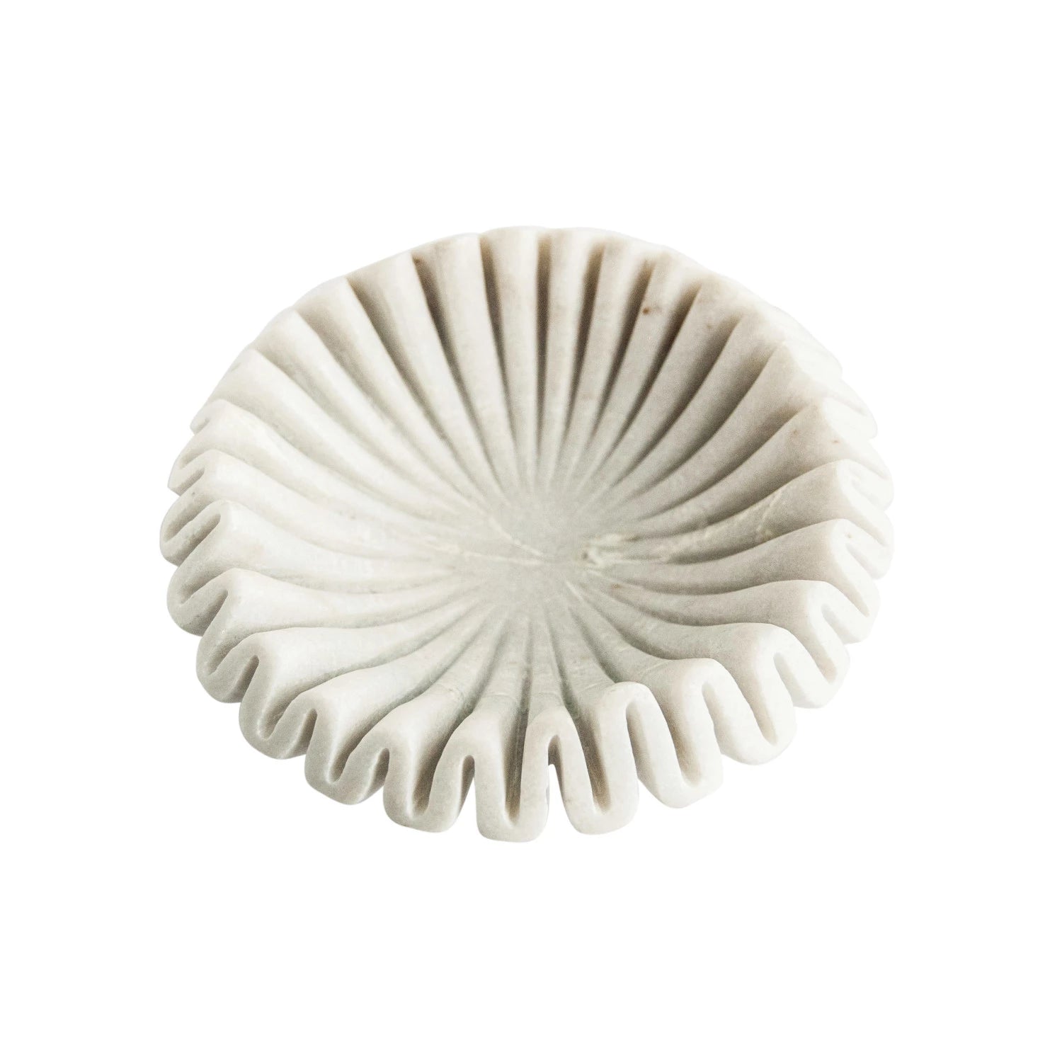 Marble Fluted Dish