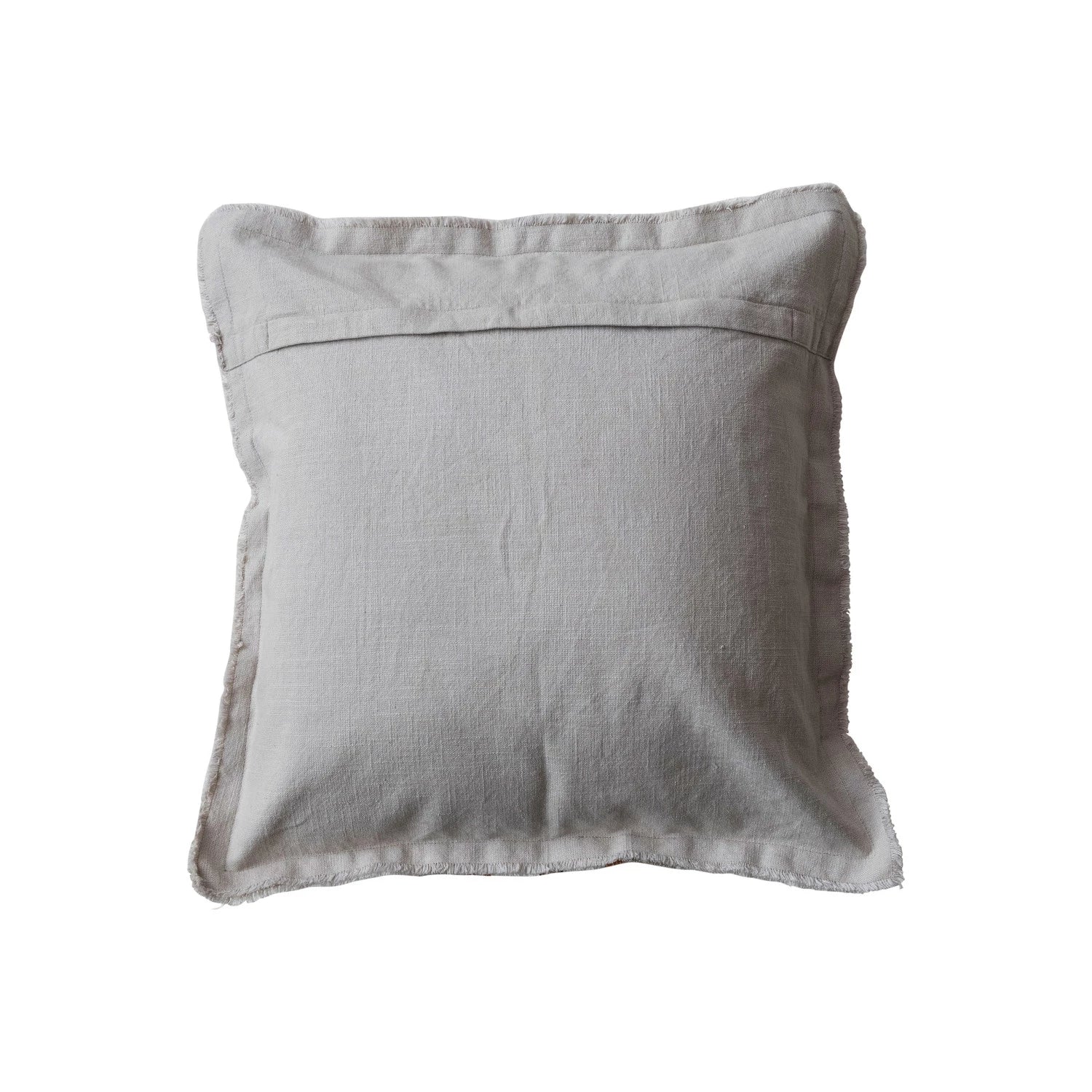 Woven Linen Pillow With Stripes