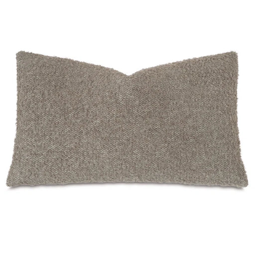 Marl Decorative Taupe Rectangle Pillow