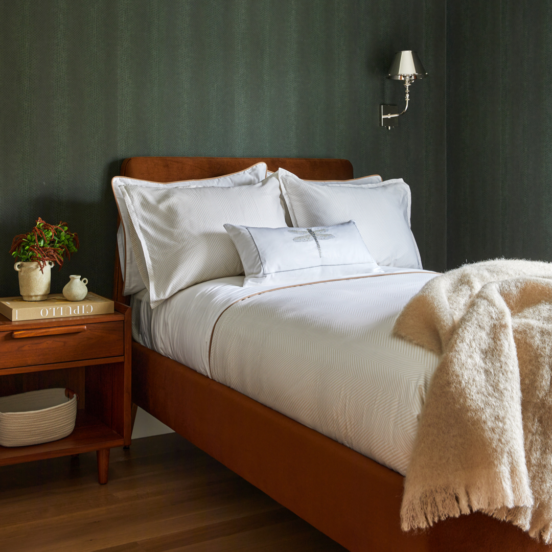 DH Leze Taupe Boudoir Sham