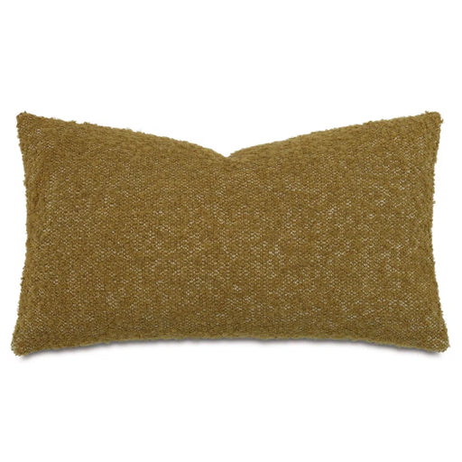 Marl Decorative Mustard Rectangle Pillow