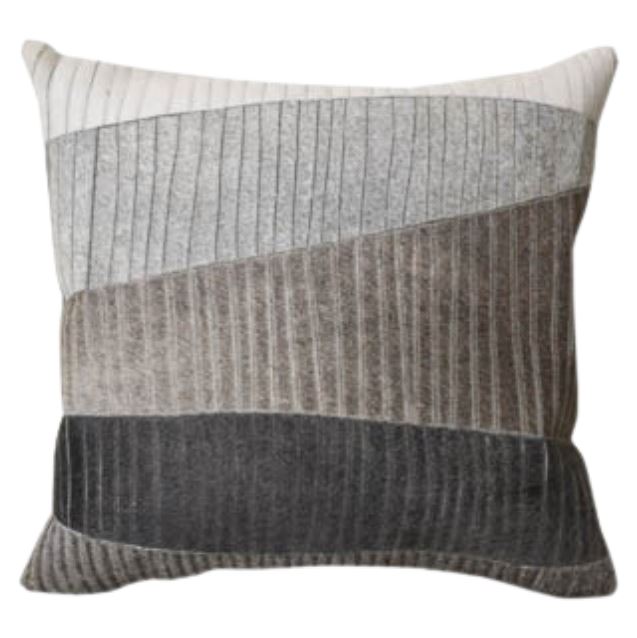 Layering Grey Accent Pillow