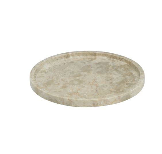 Marble Plate with Raised Trim