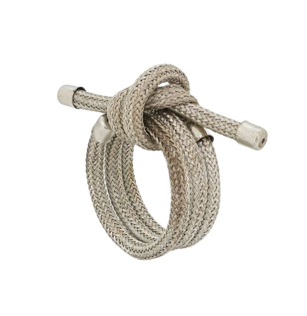 Knotted Rope Napkin Ring 4PC