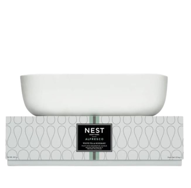 Nest White Tea & Rosemary Alfresco Multi-Wick Decorative Candle