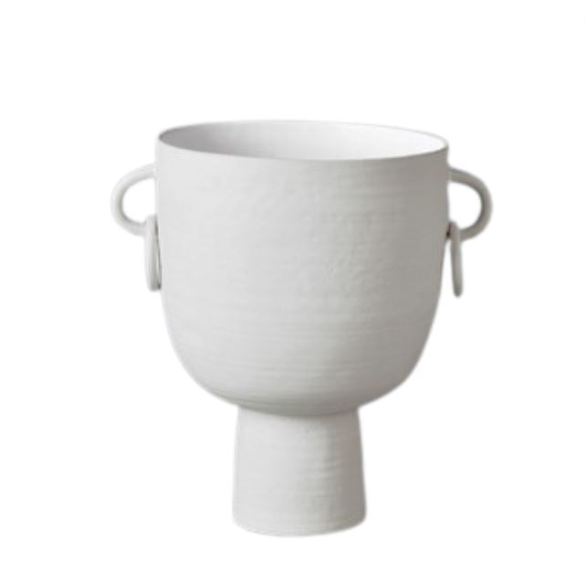 White Vase with Handles