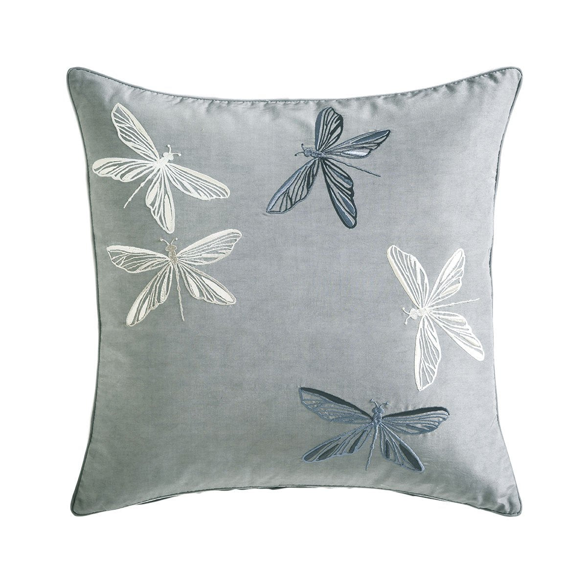 Yves Delorme Lubie Argent Accent Pillow