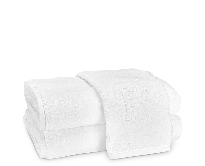 Matouk Auberge Monogrammed Hand Towel