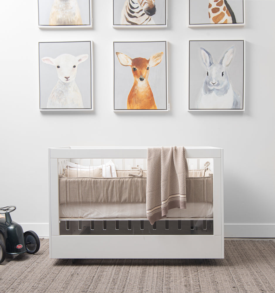 Linsen Taupe Baby Bumper
