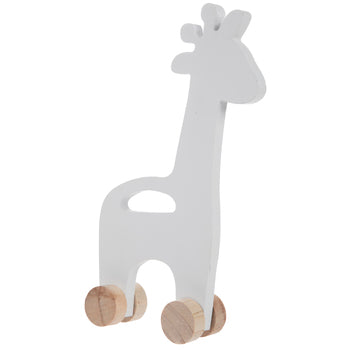 Giraffe Wood Push Toy