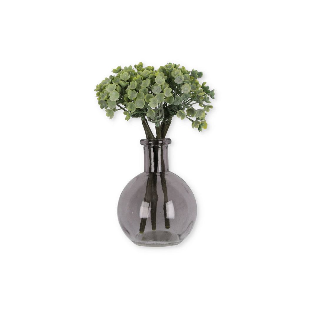 Green Bouquet Ball Vase