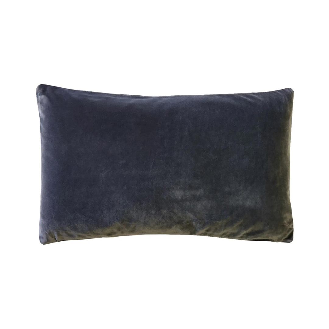 Cast Graphite Gray Velvet Accent Pillow