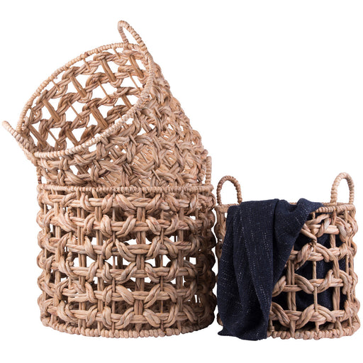 Waterhyacinth Baskets Set Of 3