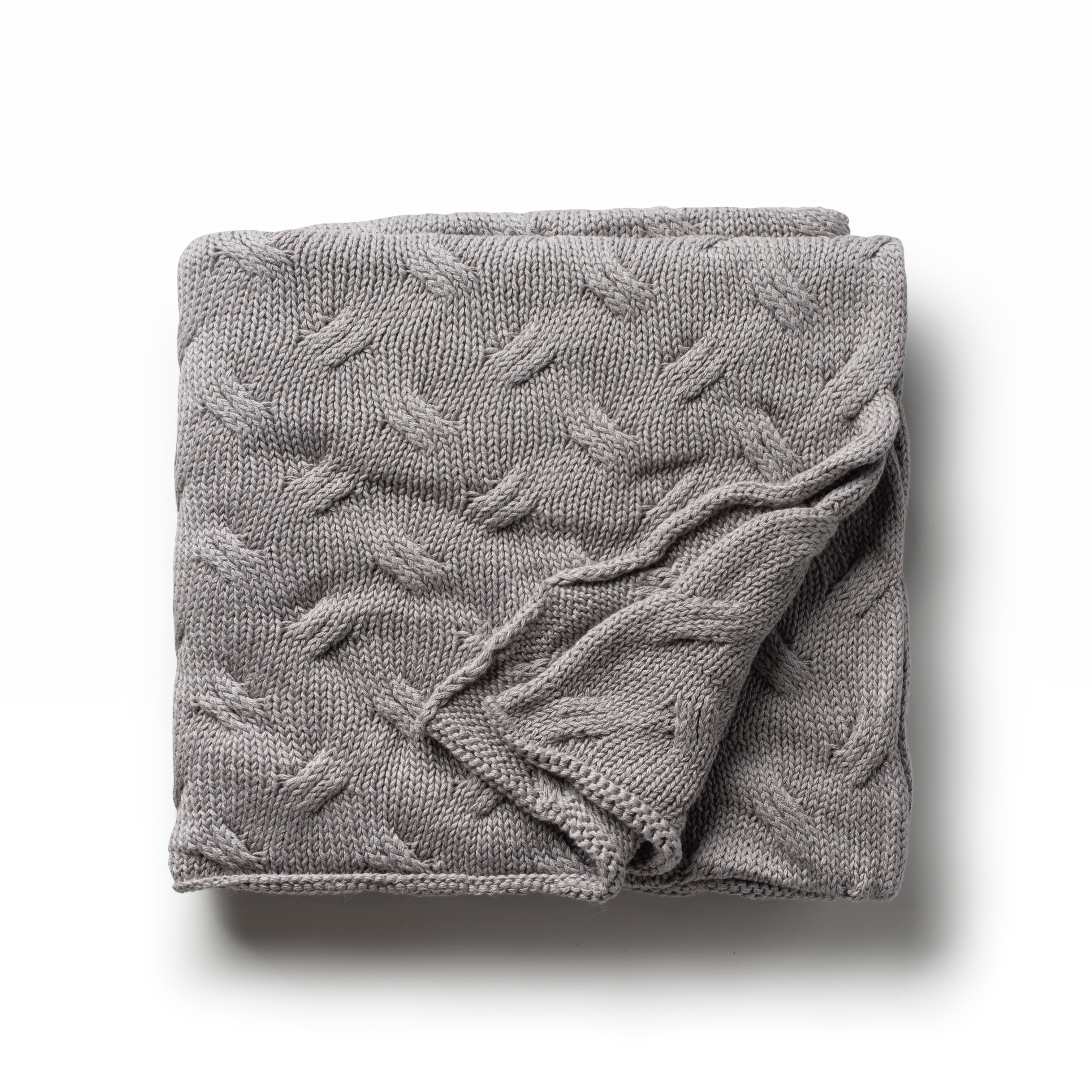 DH Waves Gray Baby Blanket