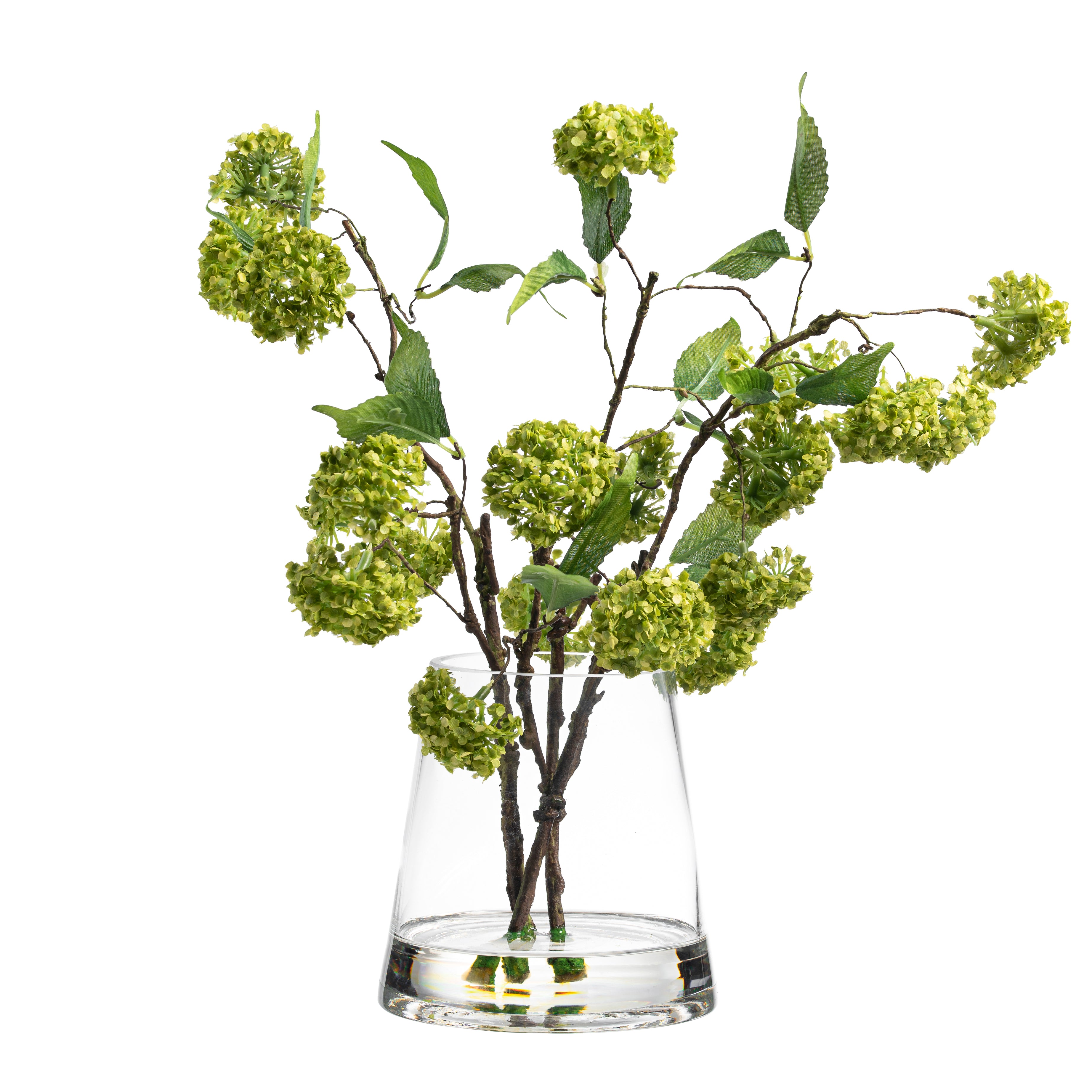 Pom Pom Leaf Floral Vase