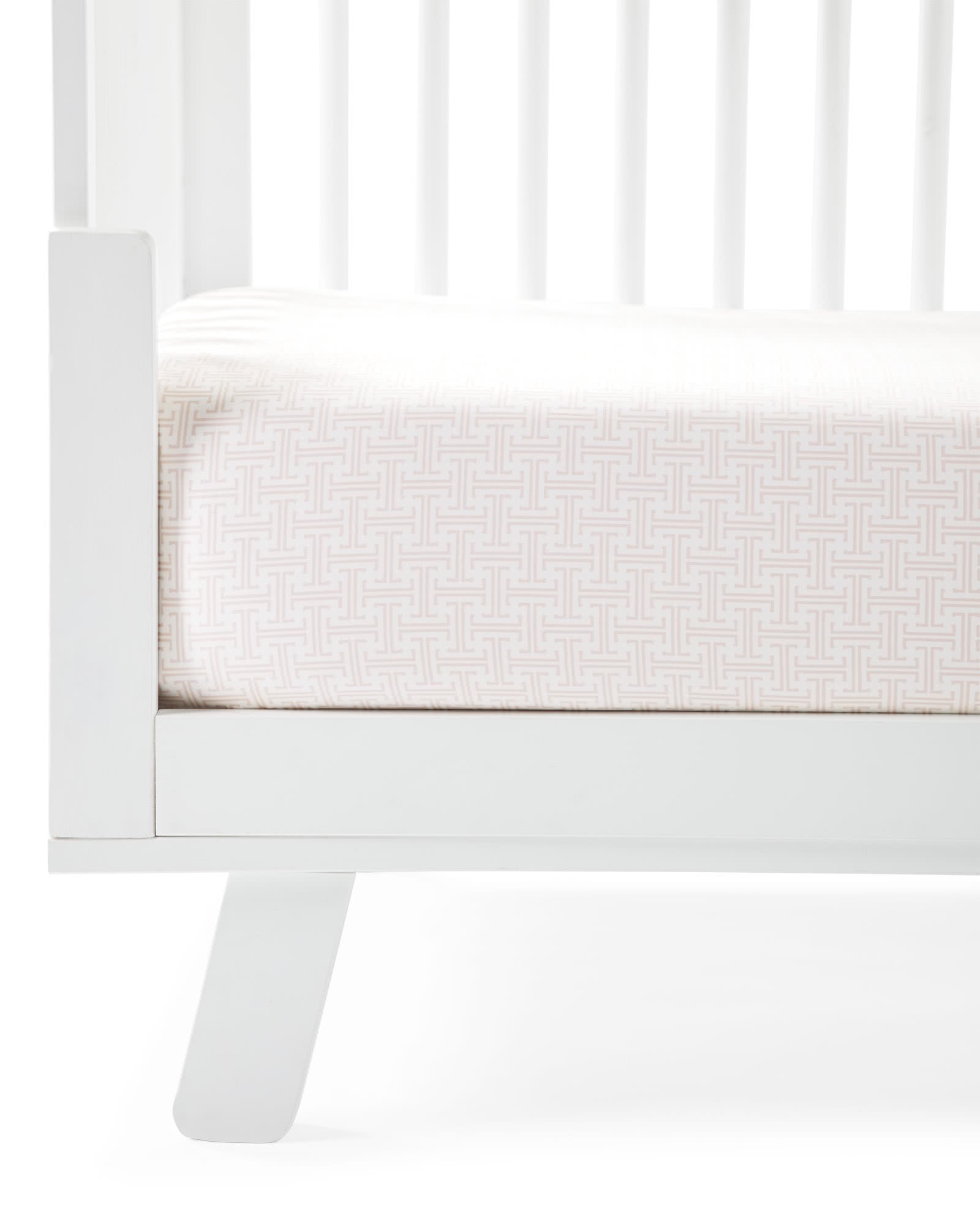 Pink Trellis Crib Sheet