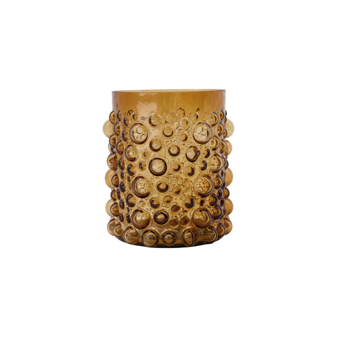 Amber Foam Vase