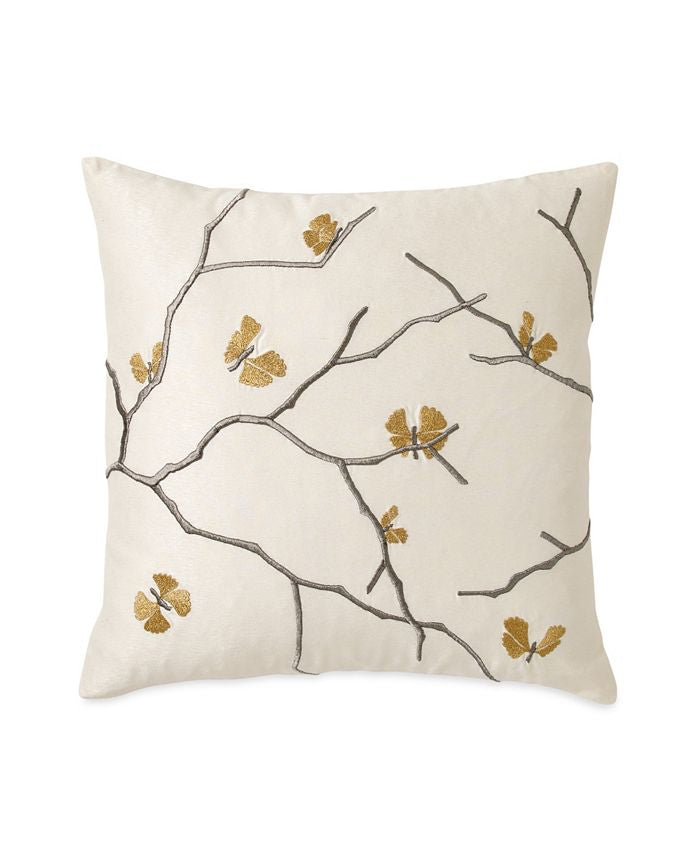 Michael Aram Butterfly Gingko Embroidered Decorative Pillows
