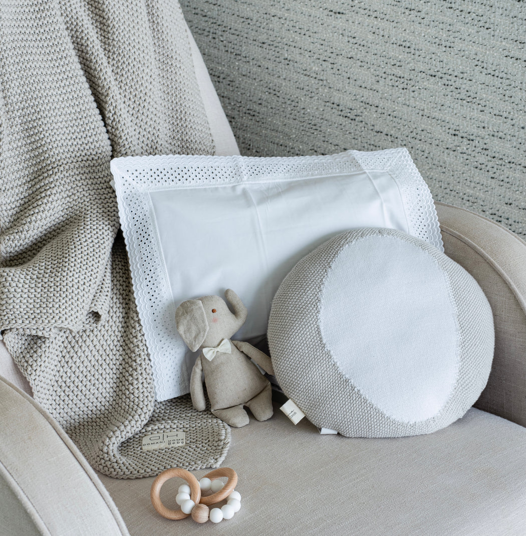 Elephant Linen Rattle