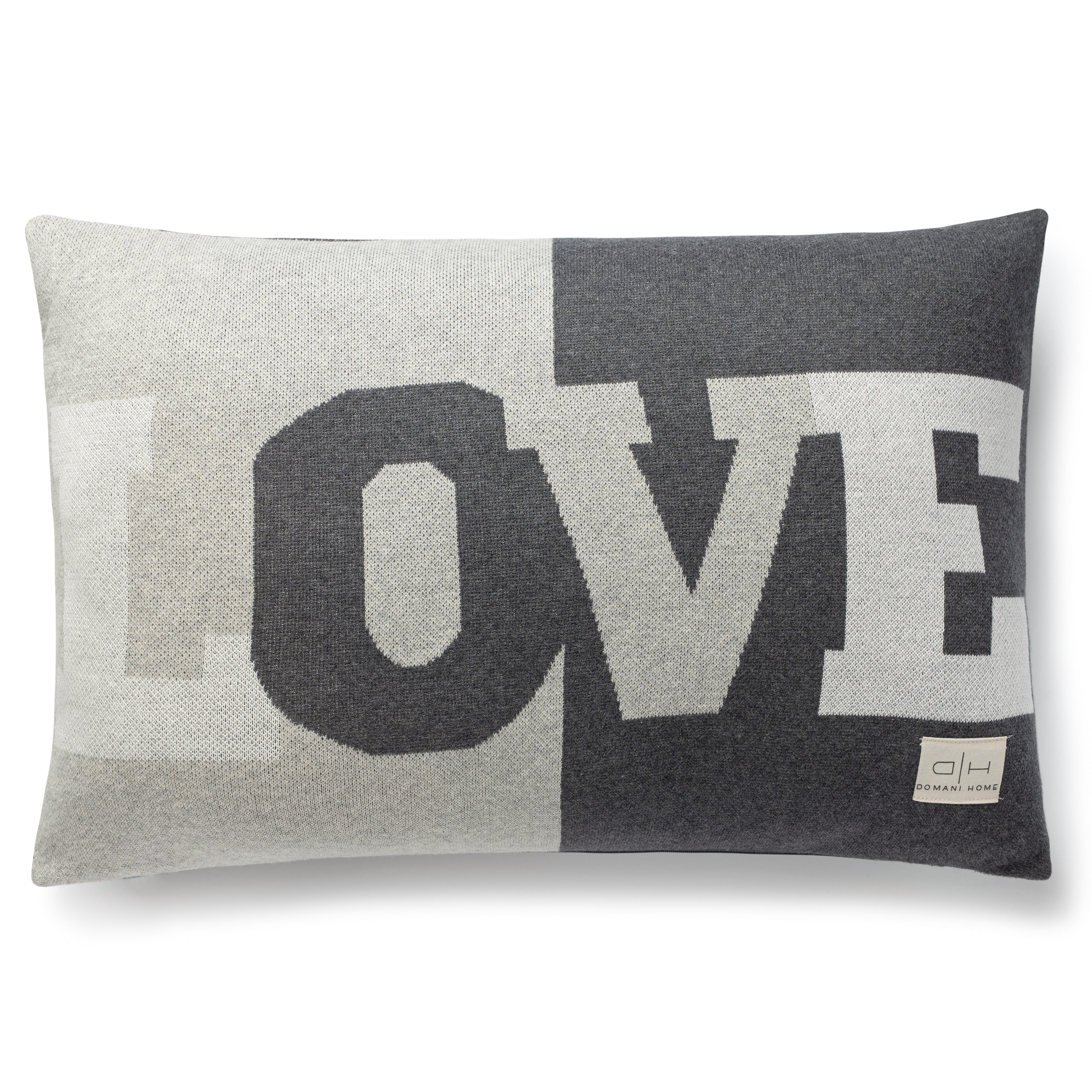 DH Gray Love Pillow