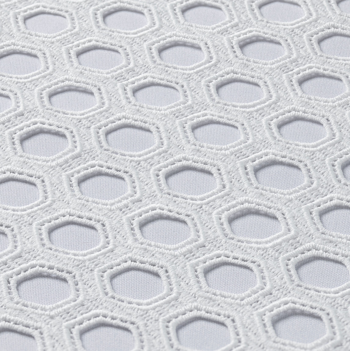 Hexagon Eyelet Tablecloth